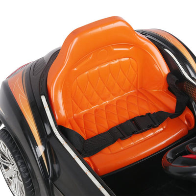 Rigo Kids Ride On Car  - Black & Orange Payday Deals