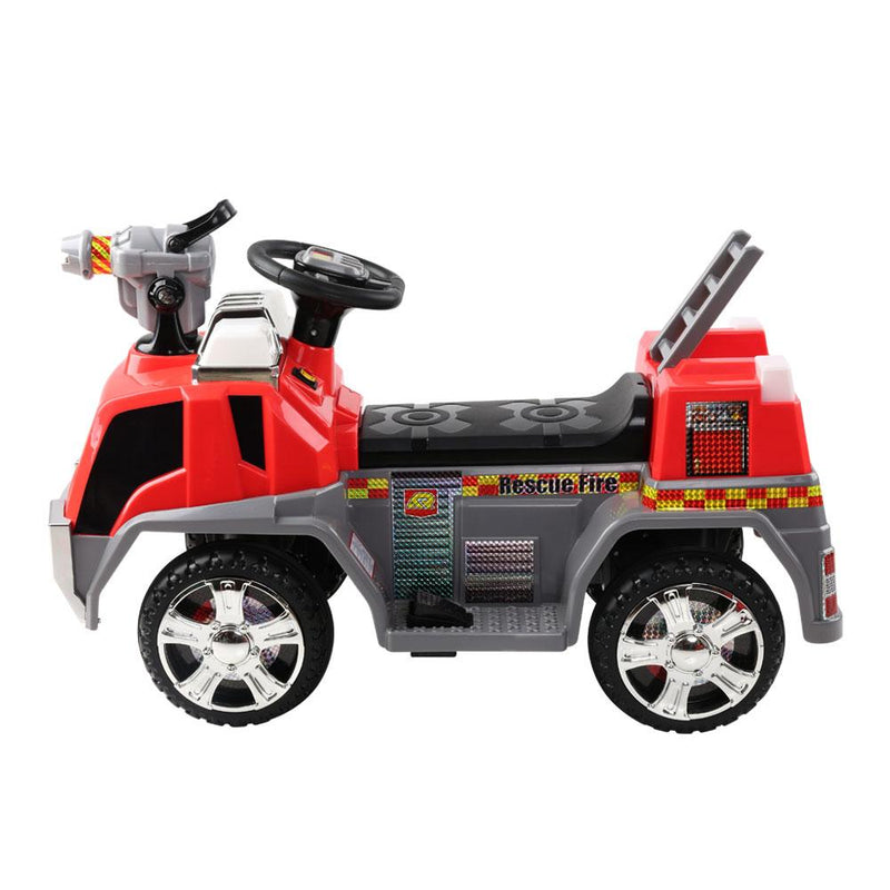 Rigo Kids Ride On Fire Truck Motorbike Motorcycle Car Red Grey Payday Deals