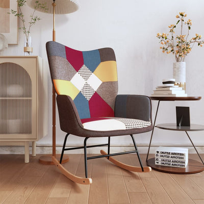 Rocking Chair Patchwork Fabric