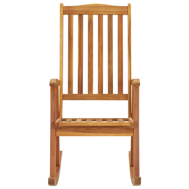 Rocking Chair with Cushions Solid Acacia Wood Payday Deals