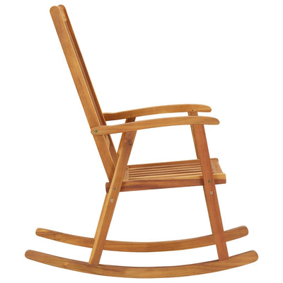 Rocking Chair with Cushions Solid Acacia Wood Payday Deals