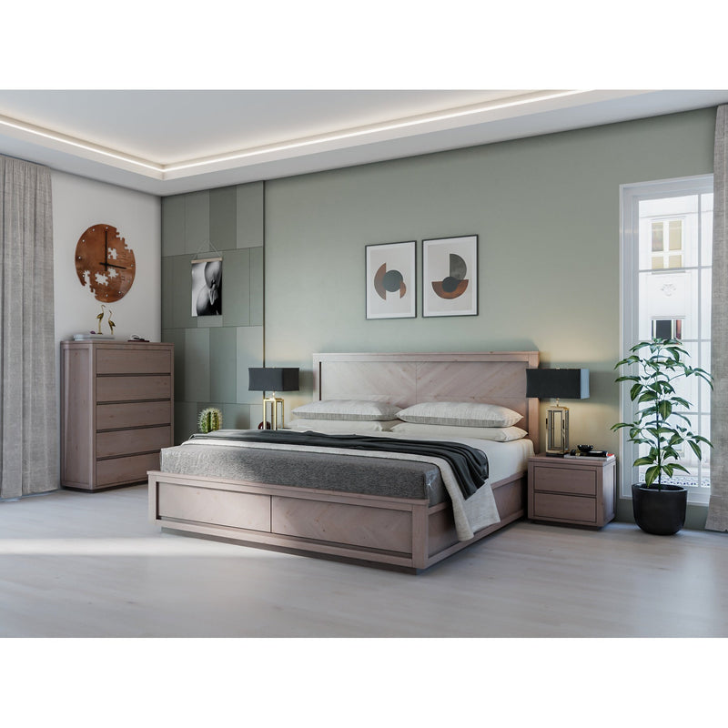 Rosemallow King Size Bed Parquet Solid Messmate Timber Wood Frame Mattress Base Payday Deals