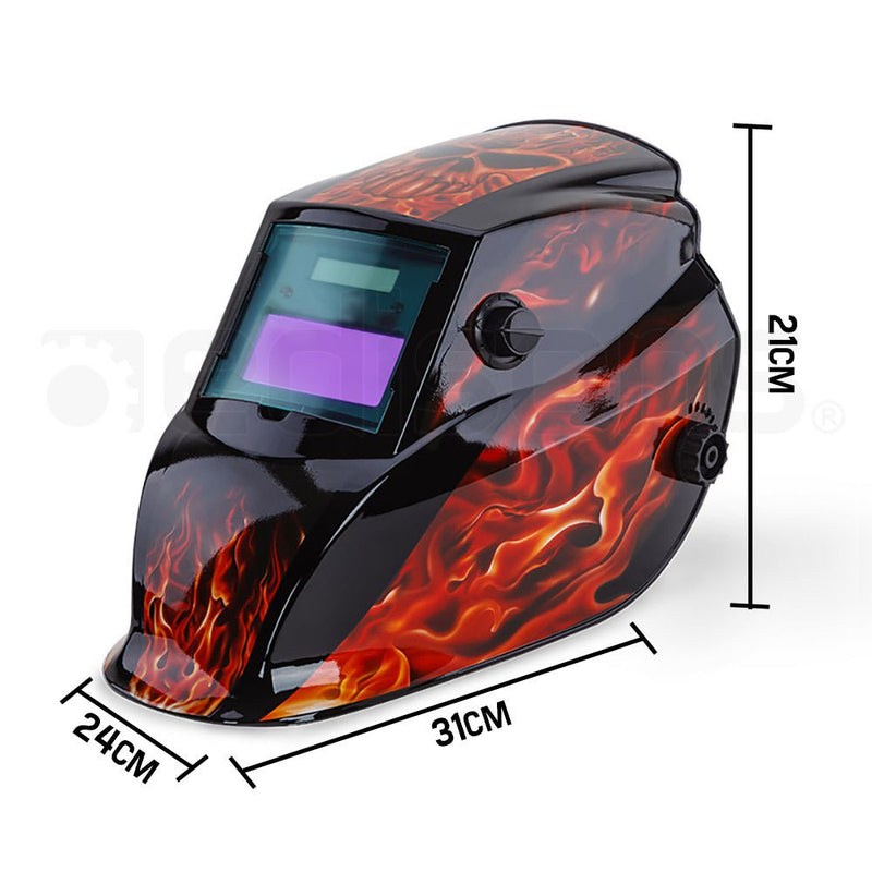ROSSI Solar Auto Darkening Welding Helmet Mask MIG/ARC/TIG Welder Machine Payday Deals