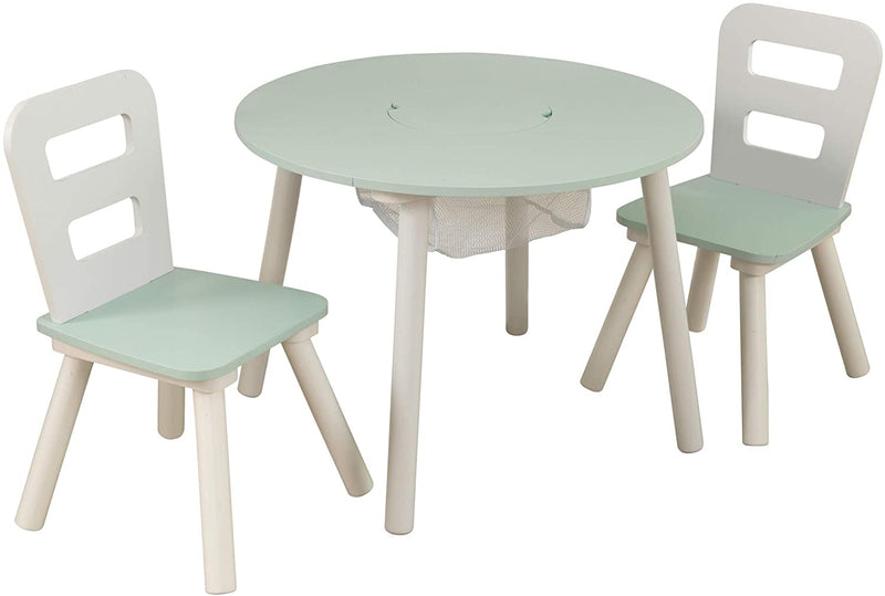 Round Table and 2 Chair Set for children (Mint) Payday Deals