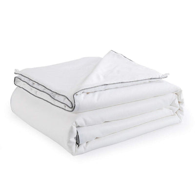 Royal Comfort 100% Silk Filled Eco-Lux Quilt 300GSM With 100% Cotton Cover Double White Payday Deals