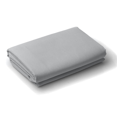 Royal Comfort 1000 Thread Count Fitted Sheet Cotton Blend Ultra Soft Bedding - Queen - Light Grey