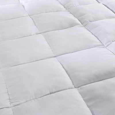 Royal Comfort 1000GSM Luxury Bamboo Fabric Gusset Mattress Pad Topper Cover Queen White Payday Deals