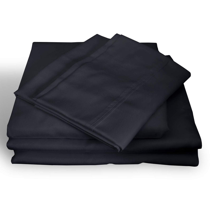 Royal Comfort 1000TC Hotel Grade Bamboo Cotton Sheets Pillowcases Set Ultrasoft King Charcoal Payday Deals