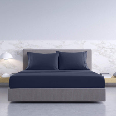 Royal Comfort 1000TC Hotel Grade Bamboo Cotton Sheets Pillowcases Set Ultrasoft King Royal Blue Payday Deals