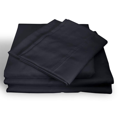 Royal Comfort 1000TC Hotel Grade Bamboo Cotton Sheets Pillowcases Set Ultrasoft Queen Charcoal Payday Deals