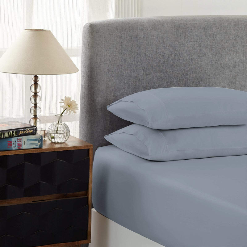 Royal Comfort 1500 TC Cotton Rich Fitted sheet 3 PC Set King-Indigo Payday Deals