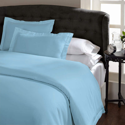 Royal Comfort 1500 Thread count Cotton Rich Quilt cover sets Queen Indigo