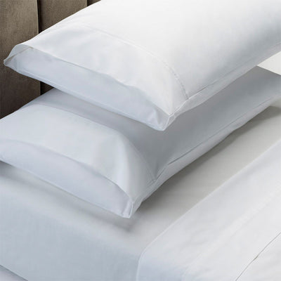 Royal Comfort 1500TC Cotton Rich Fitted 4 PC sheet Sets Double-White