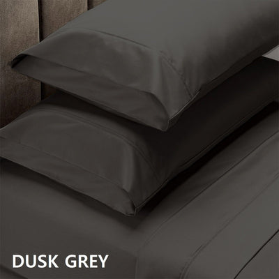 Royal Comfort 1500TC Cotton Rich Fitted 4 PC Sheet sets King Dusk Grey Payday Deals