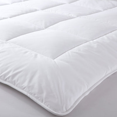Royal Comfort 260GSM Deluxe Eco-Silk Touch Quilt 100% Cotton Cover White King Payday Deals