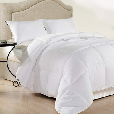 Royal Comfort 500GSM Plush Duck Feather Down Quilt Ultra Warm Soft - All Seasons King White Payday Deals