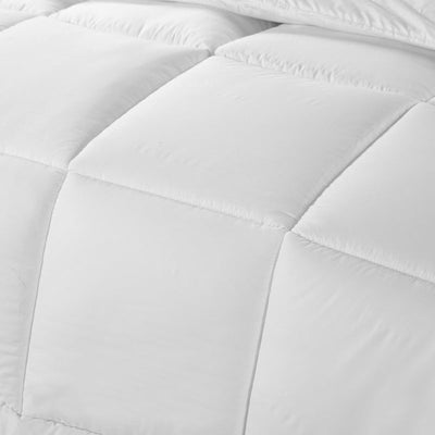 Royal Comfort 800GSM Quilt Down Alternative Doona Duvet Cotton Cover Hotel Grade - Single - White Payday Deals