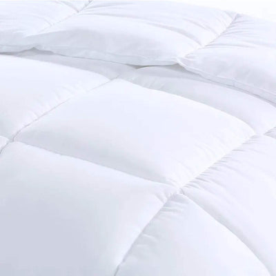 Royal Comfort 800GSM Silk Blend Quilt Duvet Ultra Warm Winter Weight Doona Single White Payday Deals