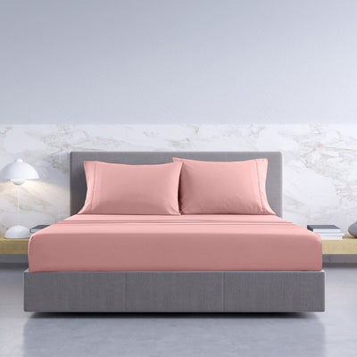 Royal Comfort - Balmain 1000TC Bamboo cotton Sheet Sets (King) - Blush Payday Deals