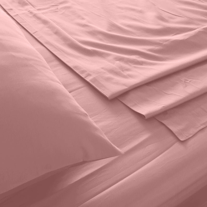 Royal Comfort - Balmain 1000TC Bamboo cotton Sheet Sets (King) - Blush Payday Deals