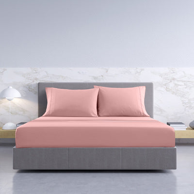 Royal Comfort - Balmain 1000TC Bamboo cotton Sheet Sets (Queen) - Blush Payday Deals