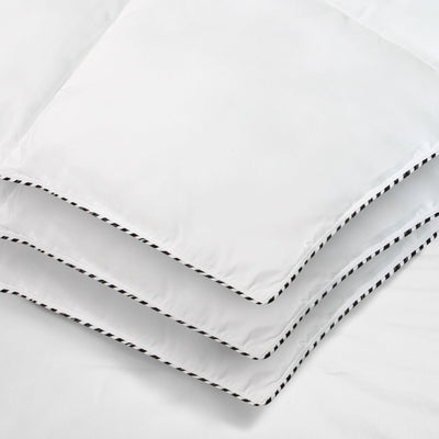 Royal Comfort Bamboo Blend Quilt 250GSM Luxury  Duvet 100% Cotton Cover - Single - White Payday Deals