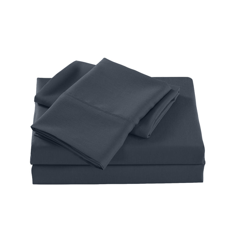 Royal Comfort Bamboo Cooling 2000TC Sheet Set King - Charcoal Payday Deals