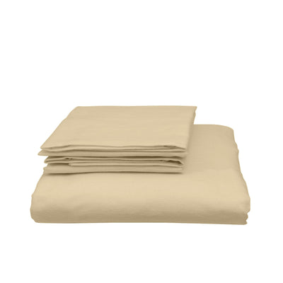 Royal Comfort Blended Bamboo Quilt Cover Set - King - Dark Ivory Payday Deals