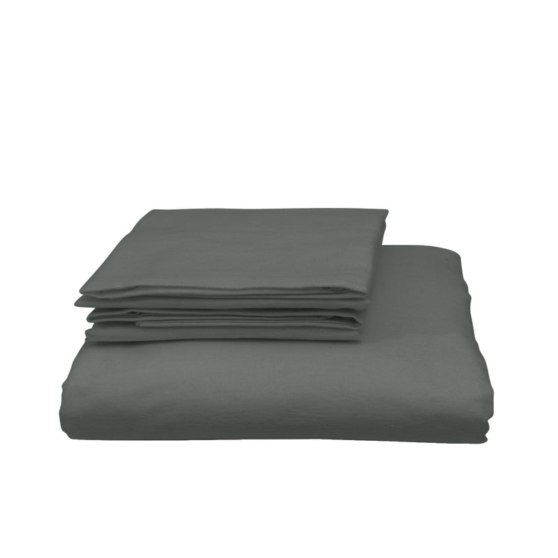 Royal Comfort Blended Bamboo Quilt Cover Sets - Charcoal - King Payday Deals