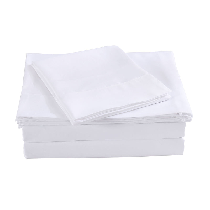 Royal Comfort Blended Bamboo Sheet Set White - King Payday Deals