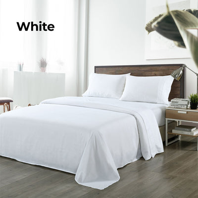 Royal Comfort Blended Bamboo Sheet Set White - King Payday Deals