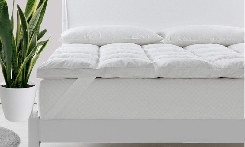 Royal Comfort Duck Feather and Down Mattress Toppers / 1800GSM - King Single Payday Deals