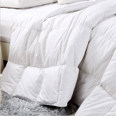 Royal Comfort Duck Feather And Down Quilt Single 95% Feather 5% Down 500GSM Payday Deals