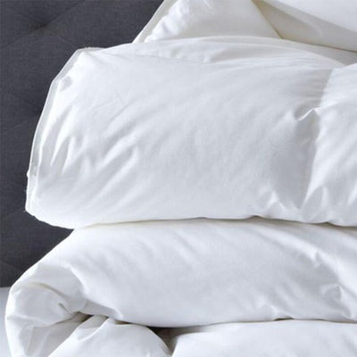 Royal Comfort Duck Feather And Down Quilt Size: 95% Feather 5% Down 500GSM White Cotton - King Single Payday Deals