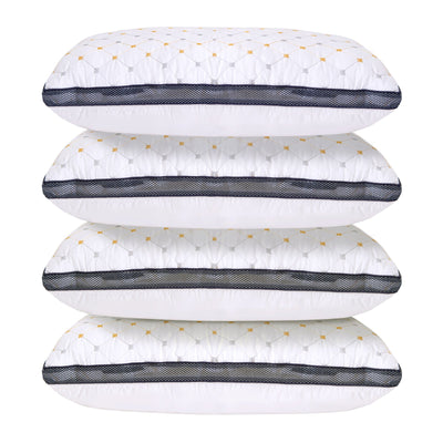 Royal Comfort Luxury Air Mesh Pillows 4 Pack Hotel Quality Checked Ultra Comfort Payday Deals