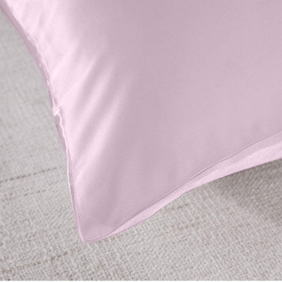 Royal Comfort Mulberry Soft Silk Hypoallergenic Pillowcase Twin Pack 51 x 76cm 51 x 76 cm Lilac Payday Deals