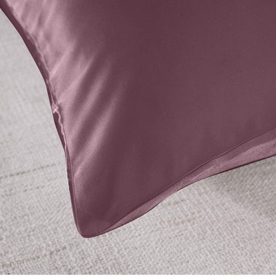 Royal Comfort Mulberry Soft Silk Hypoallergenic Pillowcase Twin Pack 51 x 76cm 51 x 76 cm Malaga Wine Payday Deals