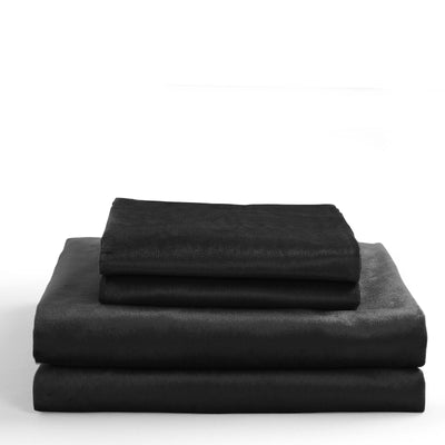 Royal Comfort Velvet Quilt Cover Set Super Soft Luxurious Warmth - Queen - Charcoal