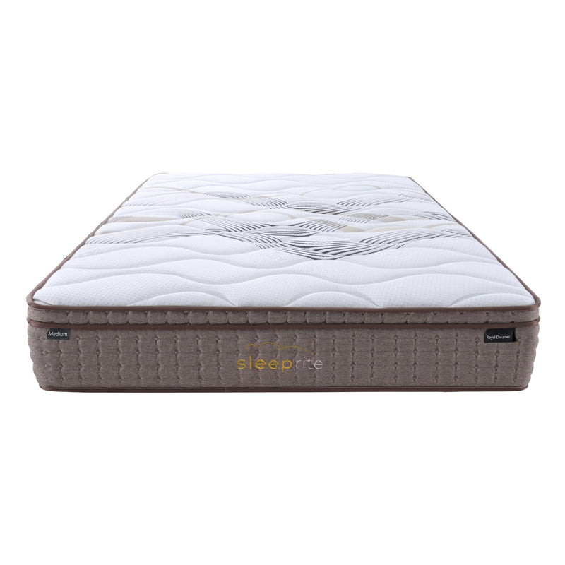 Royale Dreamer  Medium Mattress 30cm Luxury Top 7 Zones Pocket Spring - King Payday Deals