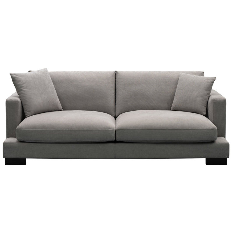 Royalty 3 Seater Sofa Fabric Uplholstered Lounge Couch - Grey Payday Deals