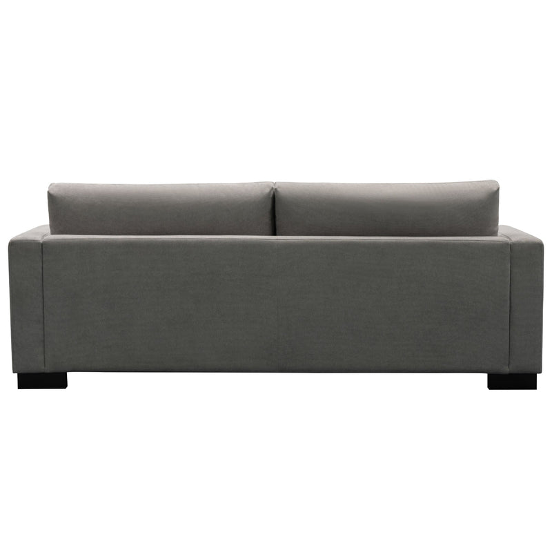 Royalty 3 Seater Sofa Fabric Uplholstered Lounge Couch - Grey Payday Deals