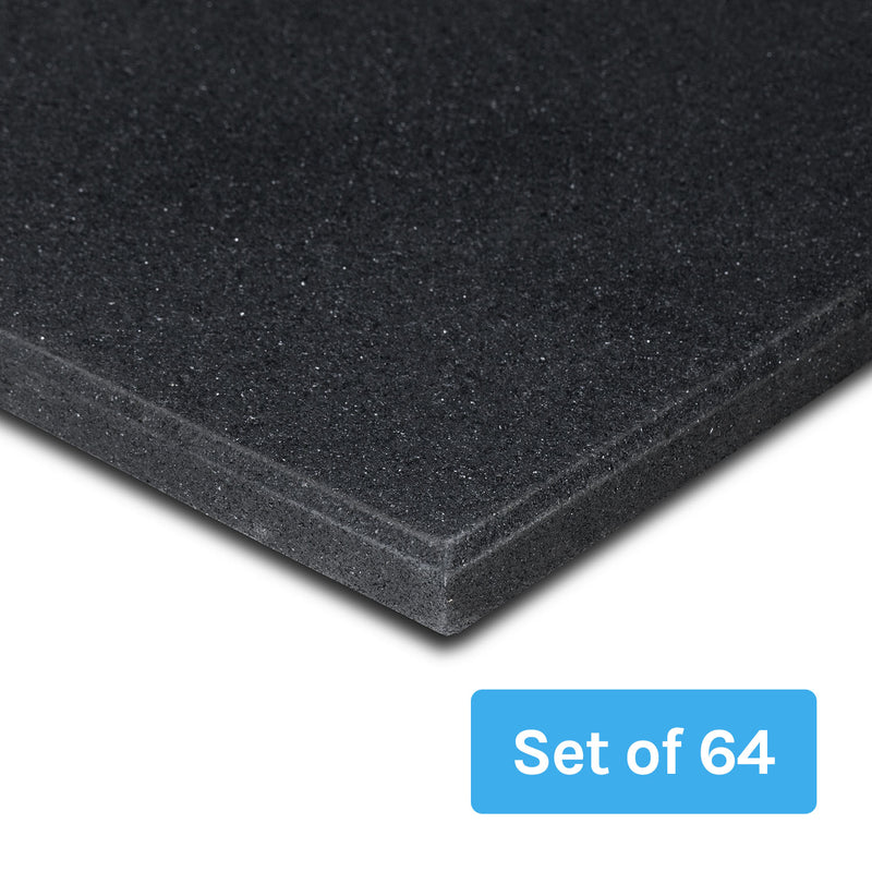 Rubber Gym Floor Mat 15mm Set of 64 Payday Deals