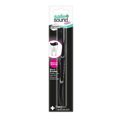 Safe and Sound Black Toothbrush