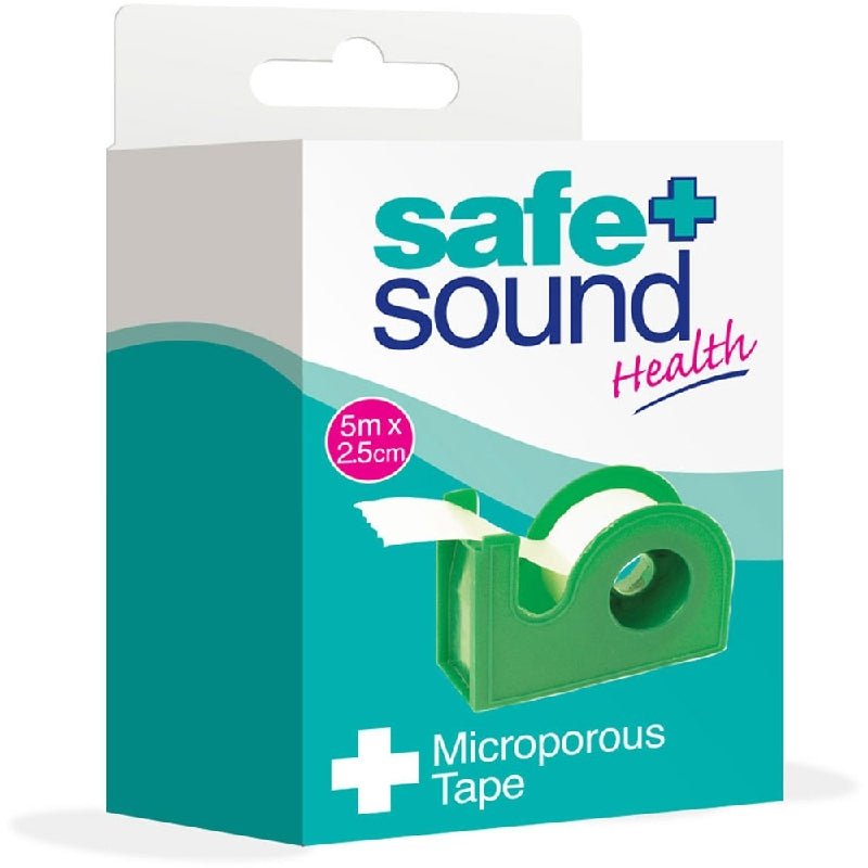 Safe and Sound Microporous Tape 5m x 2.5cm Payday Deals