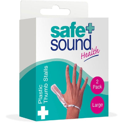 Safe and Sound Plastic Thumb Stalls Large