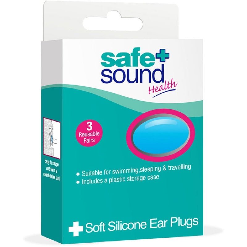 Safe and Sound Soft Silicone Ear Plugs 3 Pairs Payday Deals