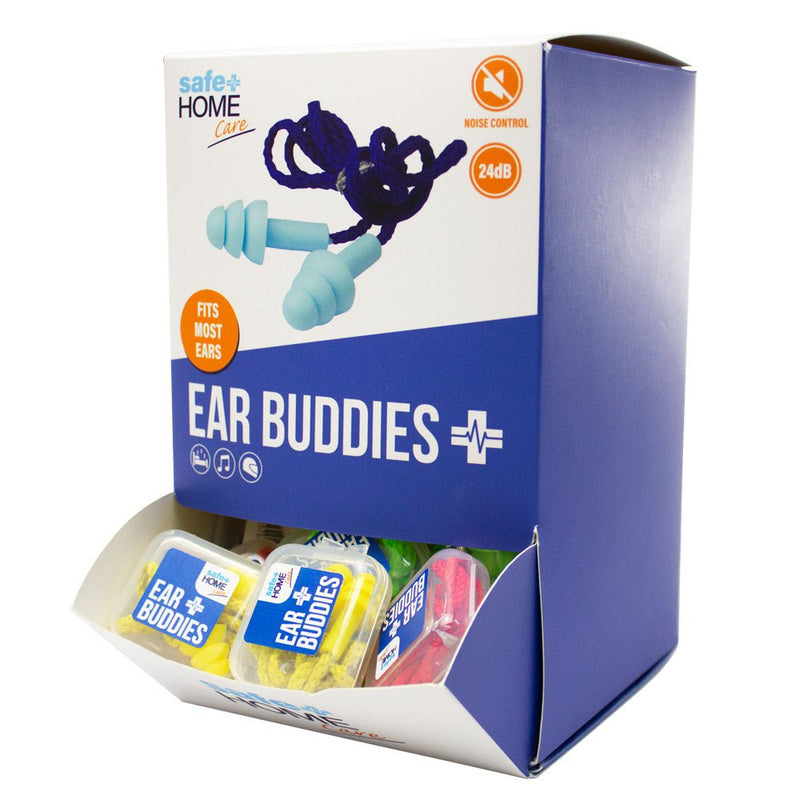 Safe Home Care Ear Buddies Plugs With Cord (Random Colour Supplied) Payday Deals