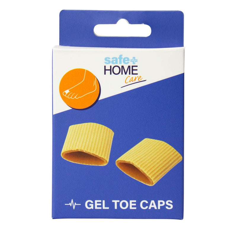 Safe Home Care Gel Toe Cap Ribbed Fabric Silicone Tube 3.3cm Pack of 2 Payday Deals