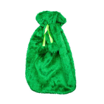 Safe Home Care Hot Water Bottle Cover Relaxing Warmer Heat Soft Bag Green