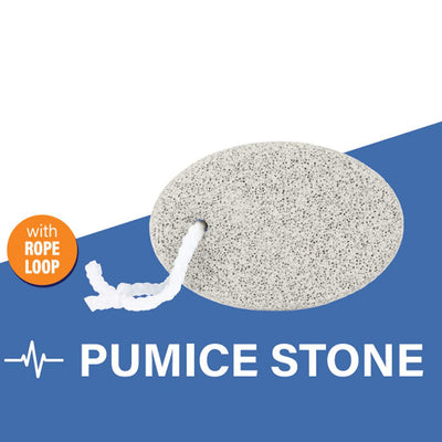Safe Home Care Pumice Stone with rope cord. 11 x 9 x 4cm